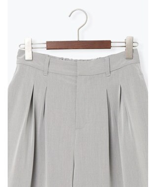 Te chichi タックワイドフルレングスパンツ グレー