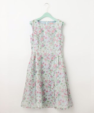 TOCCA 【消臭＆洗える】COMING UP ROSES ドレス グリーン系7