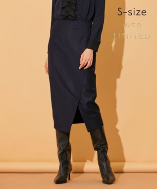 BEIGE， 【WEB限定・S-size】MONTE ROSA / Iラインスカート Navy