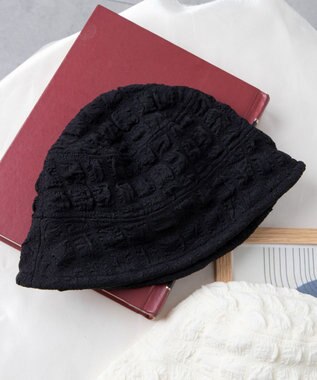 WEGO ポップコーンバケットハット ブラック