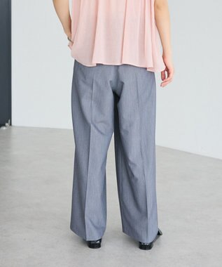 CRAFT STANDARD BOUTIQUE タックイージーワイドパンツ Gray Mixture