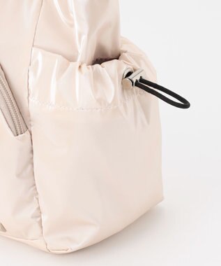 LA BAGAGERIE メタリックドロストポケット　ショルダーバッグ アイボリー