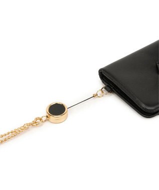 LANVIN en Bleu ペアル 2面パスケース ブラック