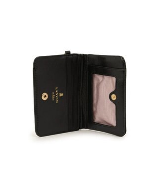 LANVIN en Bleu ペアル 2面パスケース ブラック