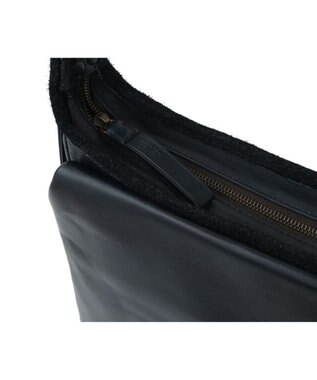 genten ホースレザーバッグB5ショルダー ダークグレー