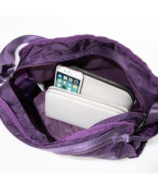 Y'SACCS 【Y’SACCS vous et】リップストップナイロンショルダー Mサイズ パープル