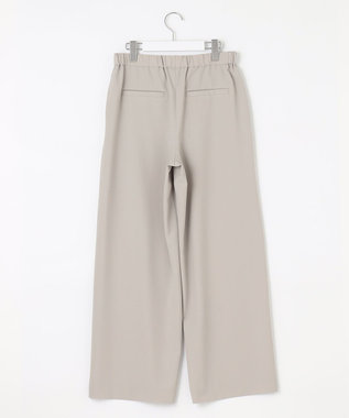 自由区 L 【洗える】ライト2WAYストレッチワイド パンツ グレー系