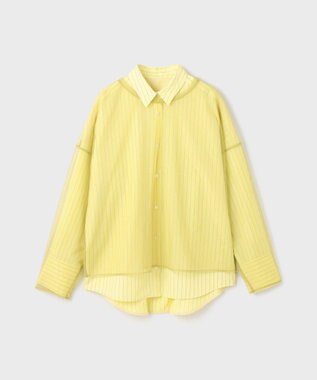 GRACE CONTINENTAL チュールレイヤードシャツ イエロー