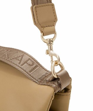 TOPKAPI 【Breath TOPKAPI】ナイロン ロゴテープ 2way ショルダー バッグ ベージュ