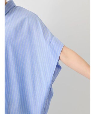 AMERICAN HOLIC サラックールフレンチスリーブシャツ Stripe Navy