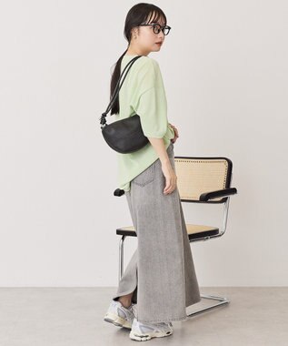 AMERICAN HOLIC 配色コクーンシルエットニット Light Green