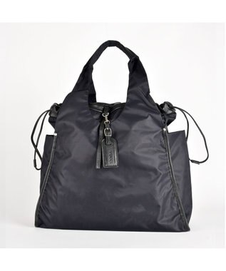 Y'SACCS ドローストリング×シープレザー　トート ブラック