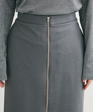 Green Parks あったからくスレ　フロントＺＩＰスカートⅡ Gray Mixture