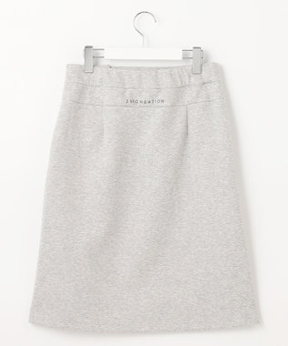 23区GOLF 安心の長めの着丈【23Fondation/WOMEN】スクエア スカート ライトグレー系
