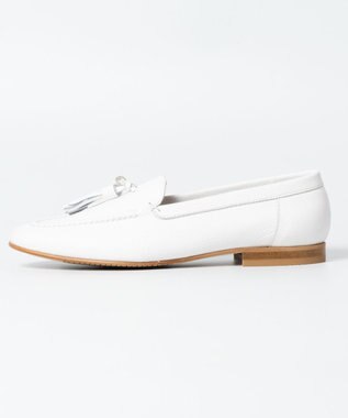 BONTRE 【BONTRE/ボントレ】アーモンドトゥタッセルローファー ホワイト