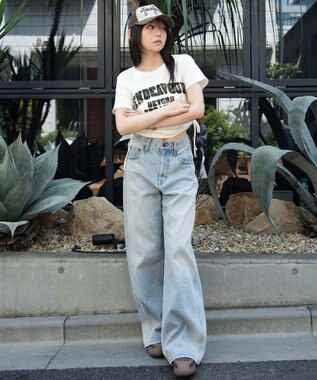 WEGO クラフトデザインサイドドロストT 柄5