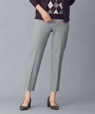 J.PRESS LADIES L 【洗える】チェルビック テーパード パンツ