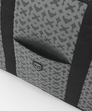 23区GOLF 【UNISEX】モノグラムボストンバッグ　シューズ収納付きの大容量　ショルダー持ちも可能 ブラック系5