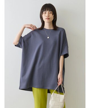 AMERICAN HOLIC ミニ裏毛ポンチョチュニック1 Charcoal Gray