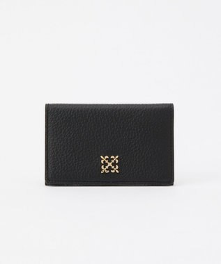 russet モノグラムプレートカードケース(SO-417) Black