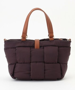 LA BAGAGERIE パデットブロック2WAYミニトート ワイン