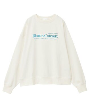 Green Parks アソートロゴミニ裏毛プルオーバー Ecru