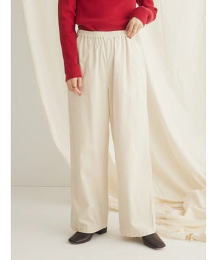 CRAFT STANDARD BOUTIQUE コーデュロイリラックスパンツ Ivory