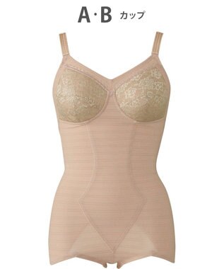 Wing ボディスーツ しっかりした着用感 しっかりおなか押さえ 背中・ウエスト・ヒップサポート NA3639 ウイング／ワコール