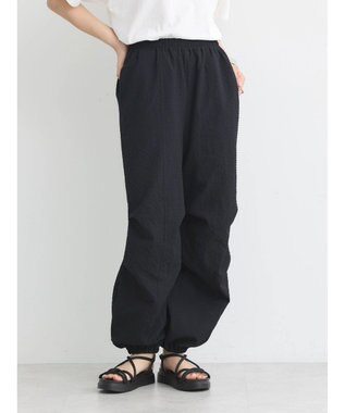 earth music&ecology タックカーゴパンツ Black