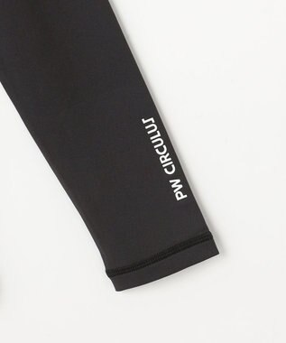 PW CIRCULUS 【WOMEN】UVメッシュコンビインナーシャツ ゴルフウェア レディース ブラック系