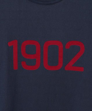 J.PRESS MEN 【NYUZELESS】1902 グラフィック Tシャツ ネイビー系