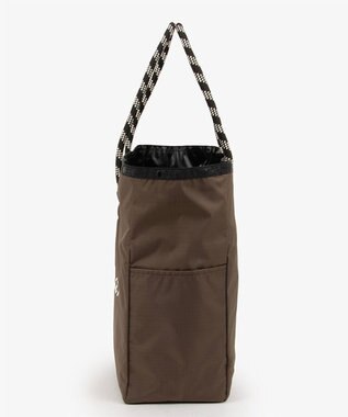 LeSportsac LARGE 2 WAY TOTE/2ウェイチョコレート/ブラックシャイン 2ウェイチョコレート/ブラックシャイン