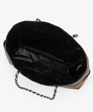 LeSportsac LARGE 2 WAY TOTE/2ウェイチョコレート/ブラックシャイン 2ウェイチョコレート/ブラックシャイン