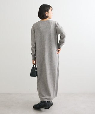 Green Parks ＳＥＴ２点ケーブルベスト＋ニットワンピース Gray