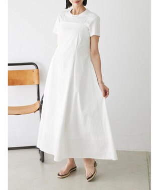 Green Parks バックデザインキャミワンピース Off White