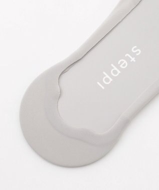 steppi 【抗菌防臭】パンプス用 フットカバー 浅履きタイプ ライトグレー系