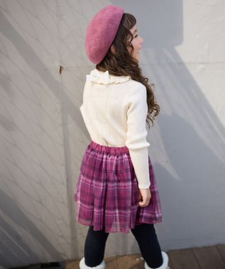 ANY KIDS しあわせタッチニット エクリュ