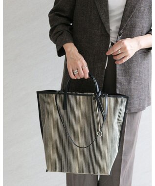 MORROW by thank 【A4サイズ収納可/軽量】VIVIAN MIDDLE ミックスストライプ