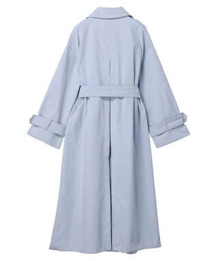 earth music&ecology 着流しロングトレンチ Sax