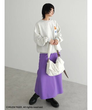 Green Parks ムジークタイガー／裏起毛刺しゅうプルオーバー Oatmeal