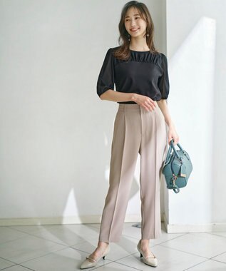 ANY SIS シアーコンビ プルオーバー ブラック