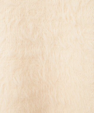 Green Parks ・Ｐｅｔｉｔ　Ｆｌｅｕｒ　シャギーＶネックベスト Ivory