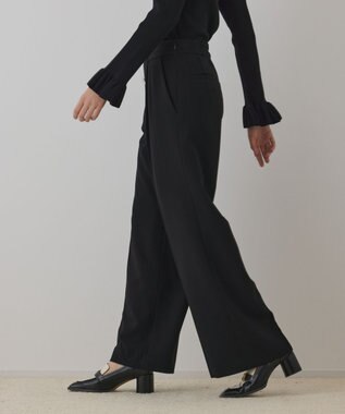 GRACE CONTINENTAL ダブルクロスマリンパンツ ブラック