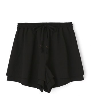 San-ai Resort（三愛水着楽園） 楊柳　ショートパンツ　M・L　【San-ai Resort（サンアイリゾート）】 ブラック