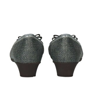 Bridget Birkin ＜2E＞【Bridget Birkin Walk】グログランリボン切替ウォーキングパンプス グレーコンビ