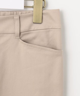 ANY SIS 【撥水】サテンストレッチビューティ パンツ ベージュ