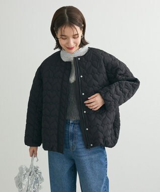 Green Parks ・Ｐｅｔｉｔ　Ｆｌｅｕｒ　シャギーＶネックベスト Charcoal Gray