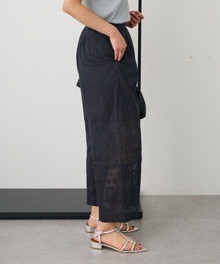 CRAFT STANDARD BOUTIQUE レースパッチワークパンツ Black