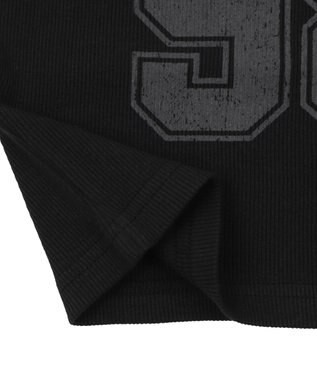 WEGO グラフィックレースタンク ブラック