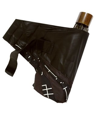 +RING 【遮光/99%以上】【数量限定】レディース向け 晴雨兼用（折）50cm BLK-PTN T949 黒